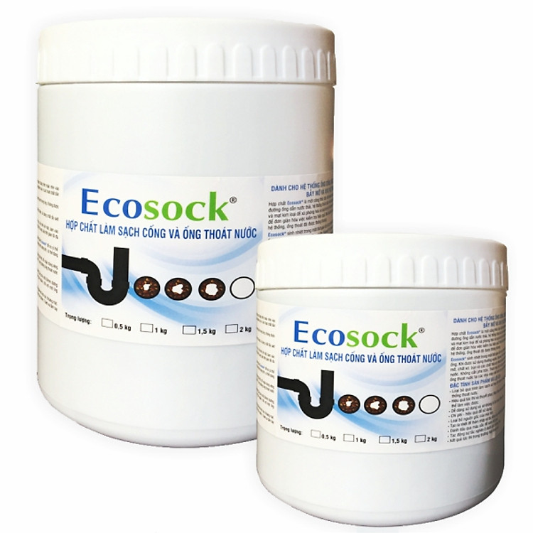 EcoClean ECOSOCK - Xử lý thông tắc Hộp 500 gr