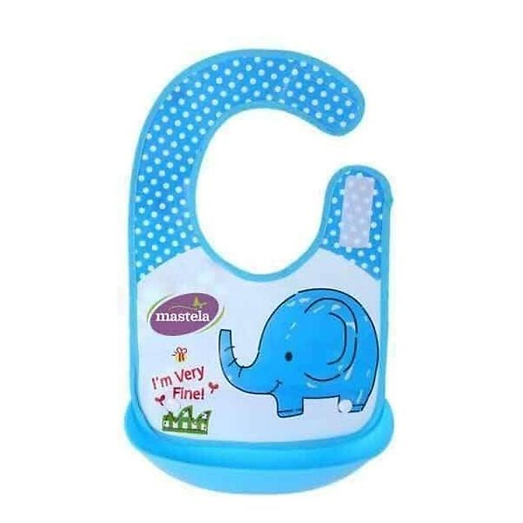 Yếm Máng Ăn Dặm Mastela - Xanh