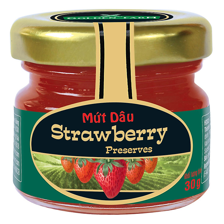 Mứt Dâu Golden Farm 30g