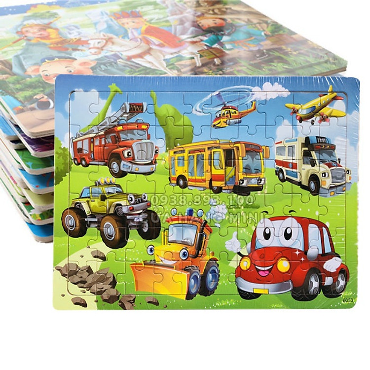 Combo 5 tranh ghép hình cho bé Chính hãng Tiết kiệm - Hình ảnh 4