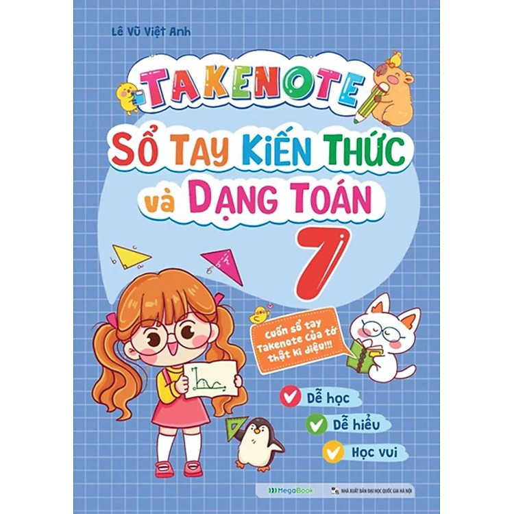 Takenote – Sổ Tay Kiến Thức Và Dạng Toán 7 (MEGA)