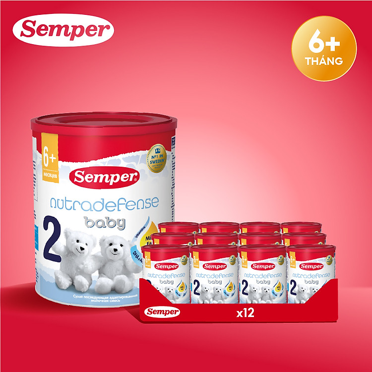 Tham Khảo tại ConCung: Sữa bột Semper Nutradefense Baby 2 - 12 hộp , nhận ngay nhiều Ưu đãi