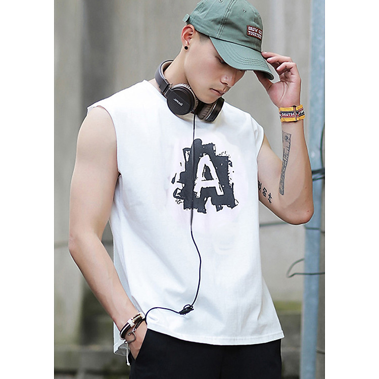 Áo 3 lỗ nam in hình , chất cotton co dãn mát mẻ và mềm , kiểu dáng trẻ trung và thời trang