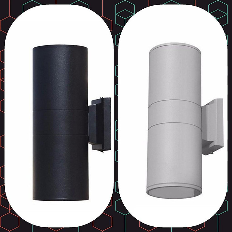 đèn tường trang trí ngoại thất ( hắt sáng 2 đầu)