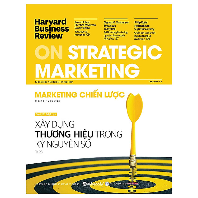 Sách Harvard Business Review - ON STRATEGIC MARKETING - Marketing Chiến Lược (Tặng Kèm Bookmark Tiki)