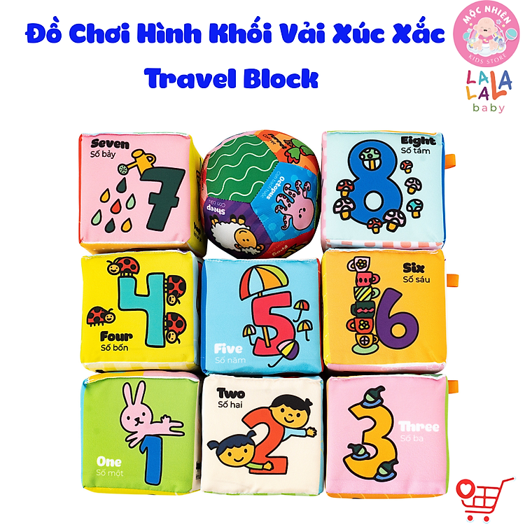 Mua Đồ Chơi Hình Khối Vải Xúc Xắc 9 pcs Chính hãng Ưu đãi