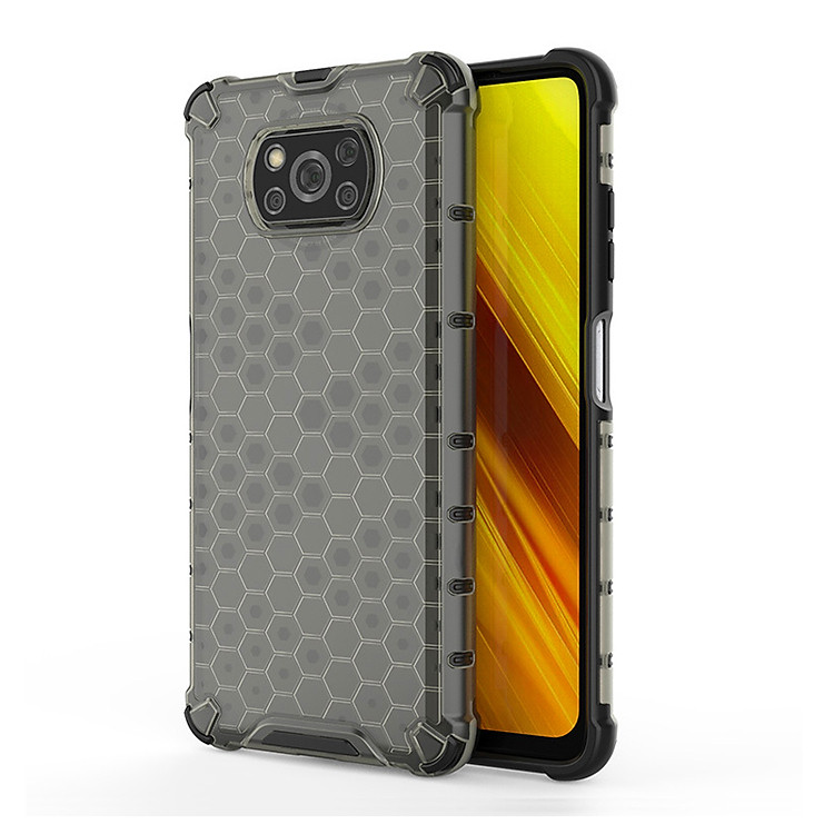 Ốp lưng cho Xiaomi Poco X3 NFC trong màu Tổ Ong chống sốc