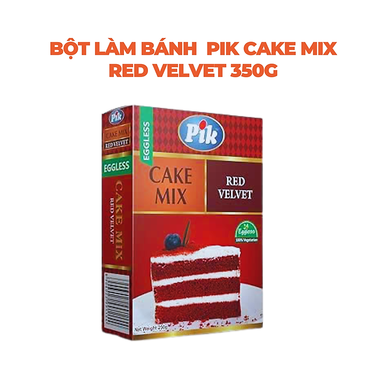 Bột làm bánh PIK CAKE MIX RED VELVET 350G