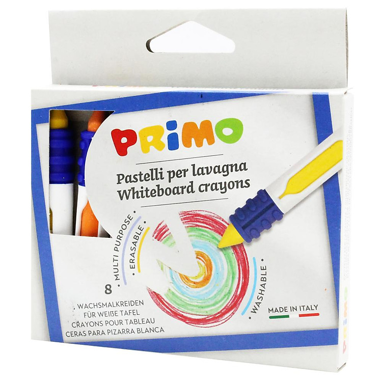 Bộ Bút Màu Sáp Xóa Được Trên Bảng Trắng Primo 1301WM8 (8 chiếc) - Ảnh 2