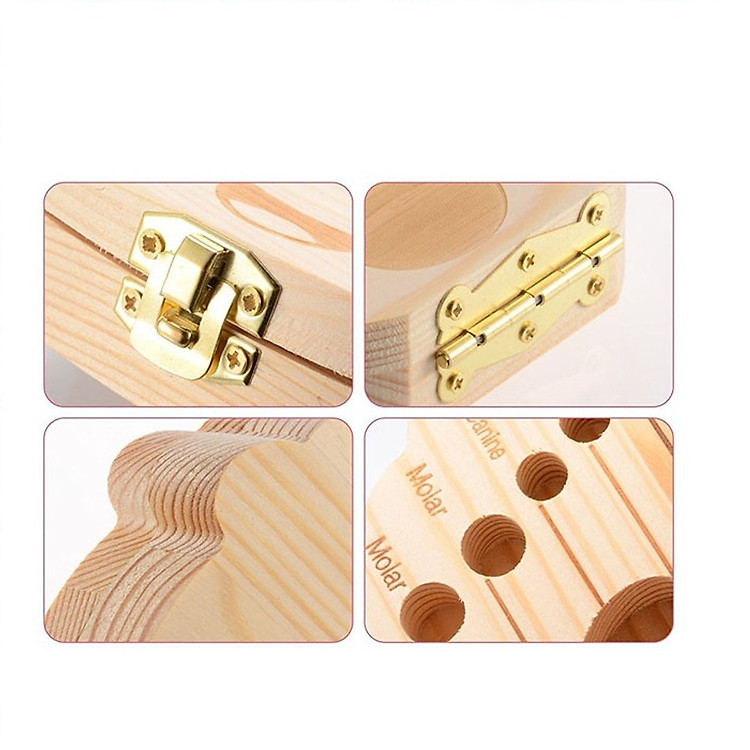 Hộp Gỗ Đựng Răng Sữa Cho Bé Yêu - Ảnh 4