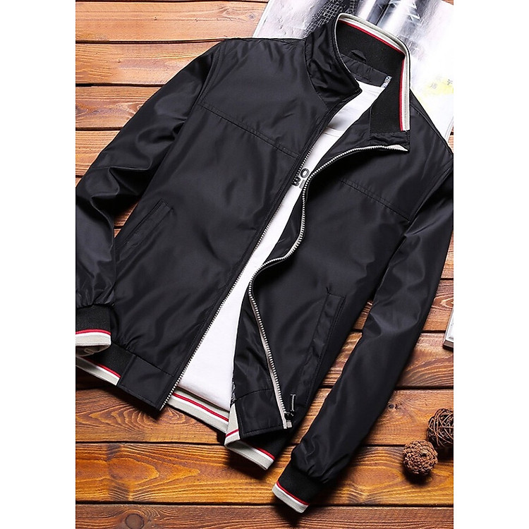 Áo Khoác Nam Áo Khoác Dù Nam Phối Viền Cổ Cao Cấp ShopN6-AD24