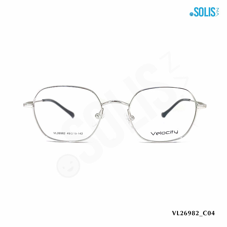 GỌNG KÍNH KIM LOẠI HIỆU VELOCITY VL26876/ VL26982 KÍCH THƯỚC 49-19-142