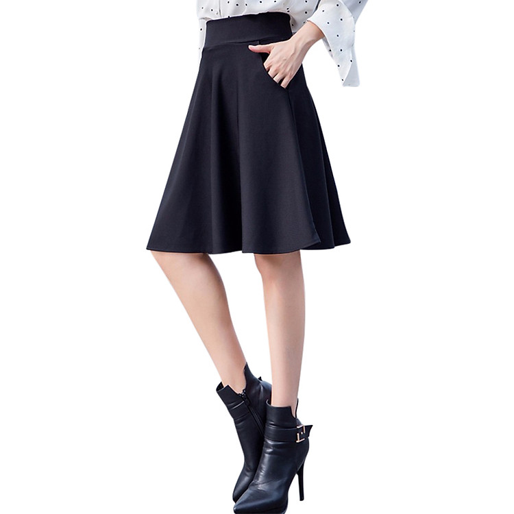 Chân Váy Xòe Phối Túi