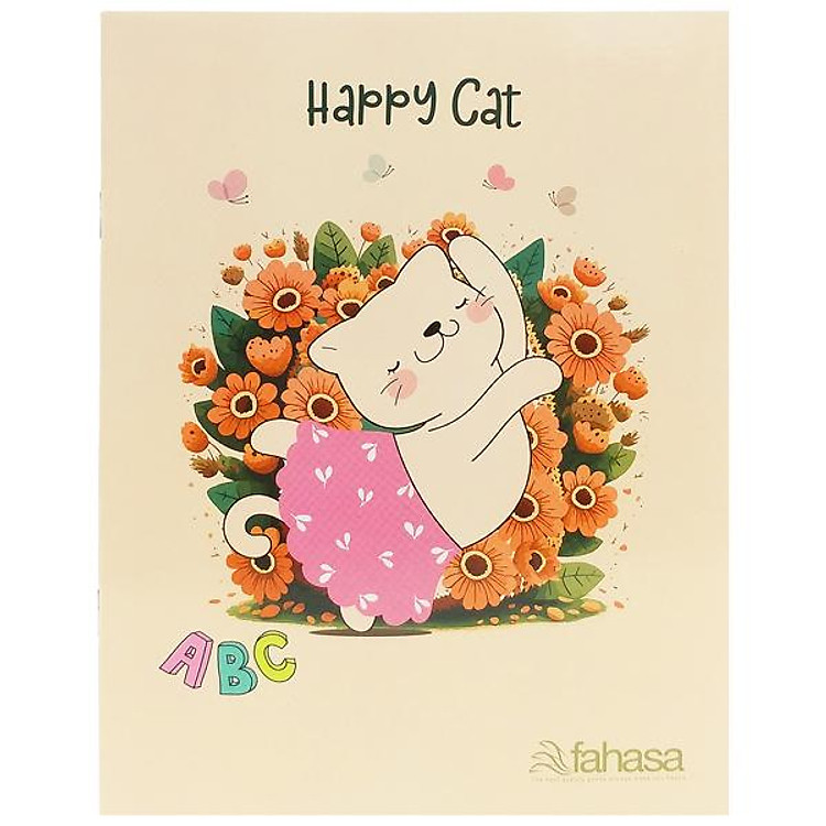 Bộ Tập Học Sinh Happy Cat 4 Ô Ly 96 Trang 80gsm (5 tập) - Ảnh 5