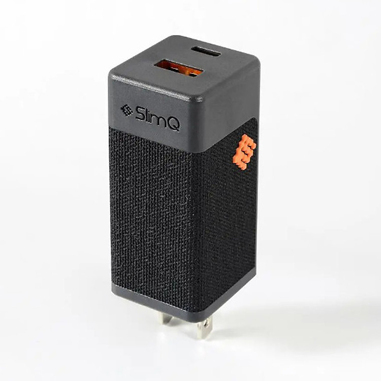 Củ sạc siêu nhỏ SlimQ GaN 65W kèm Cáp sạc USB-C to C và Hộp đựng - Hàng Chính Hãng