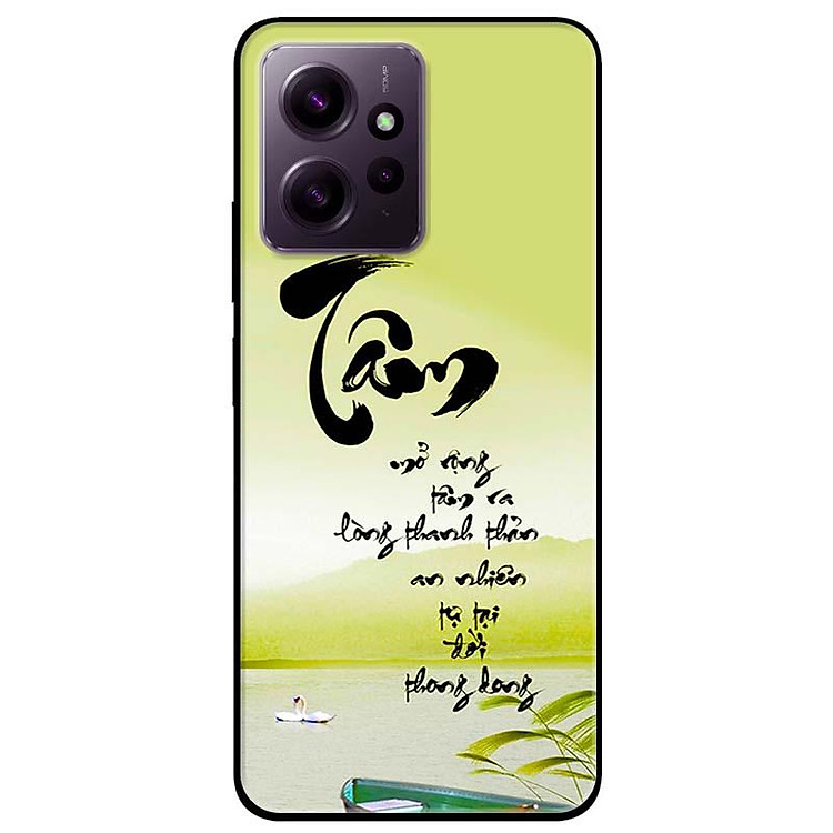 Ốp lưng dành cho Redmi Note 12 - Redmi Note 12 Pro - Redmi Note 12 Pro 5G - Tâm Xanh - Hàng Chính Hãng