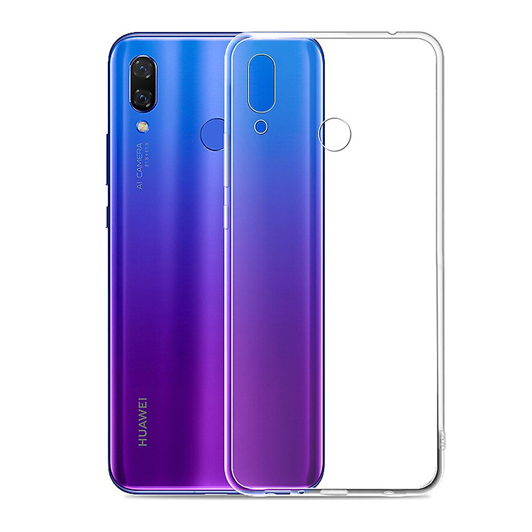 Ốp lưng dành cho Huawei Nova 3e silicone trong không ố vàng - Hàng Chính hãng