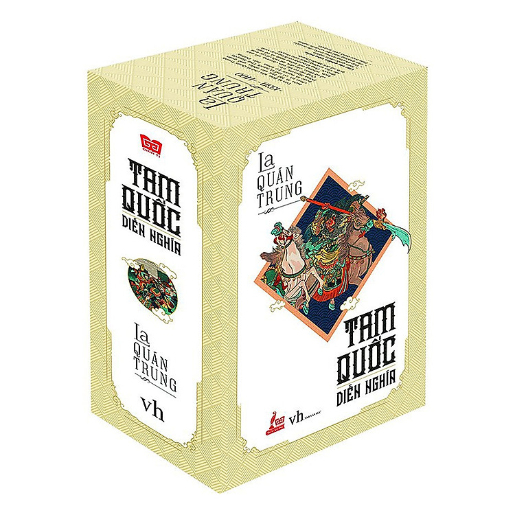 Tiểu thuyết lịch sử chương hồi đầu tiên của văn học Trung Quốc: Tam Quốc Diễn Nghĩa (Hộp sách 2 Tập)