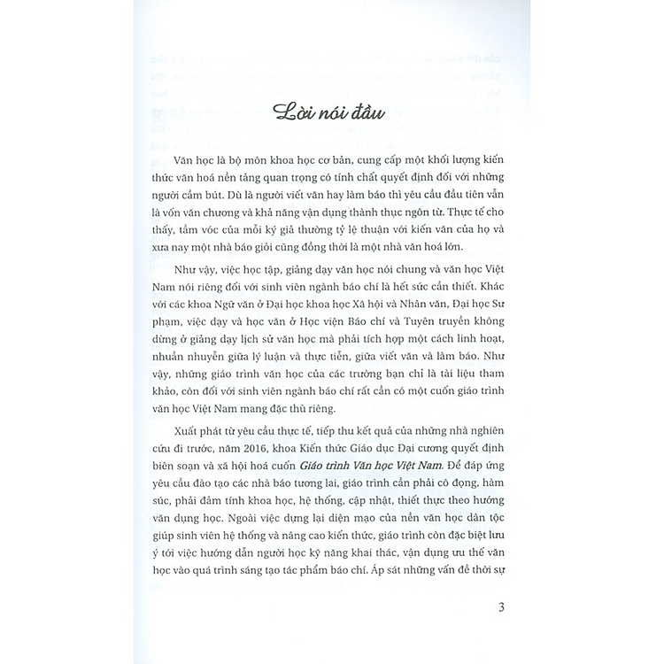 Giáo trình Văn học Việt Nam (Dành cho sinh viên Học viện Báo chí và Tuyên Truyền) - Ảnh 2