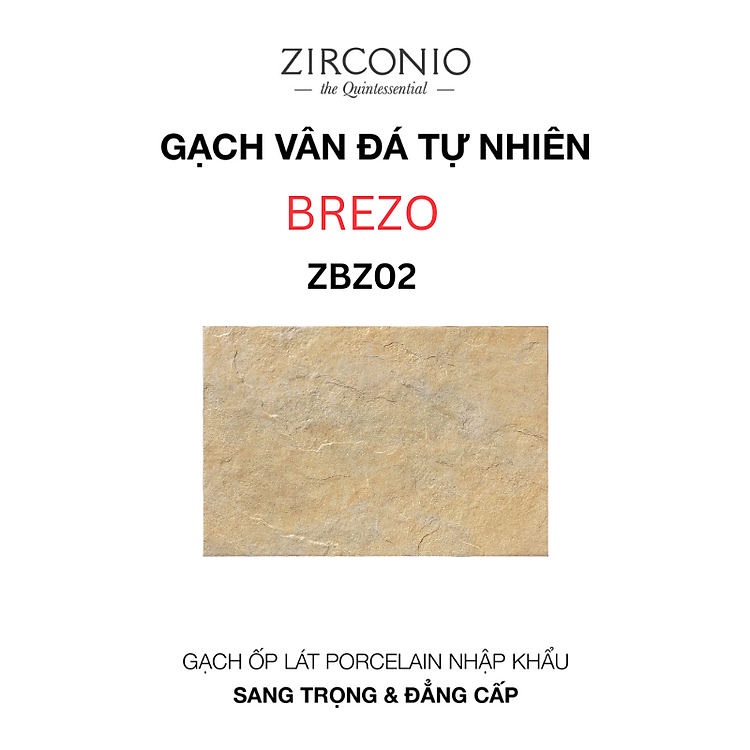 Gạch NIRO GRANITE - ZIRCONIO ZBZ02 BREZO - 45x67.5cm - 3 viên/thùng(0.91m2)