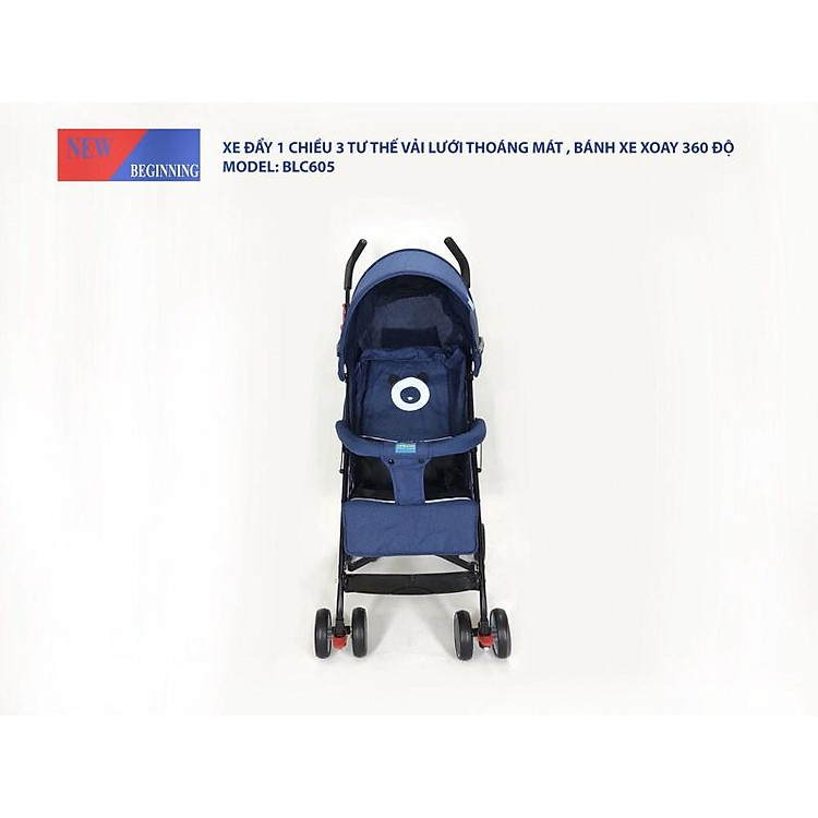 Xe đẩy gập gọn BLC605 - Grey Chính hãng Giá rẻ - Hình ảnh 5