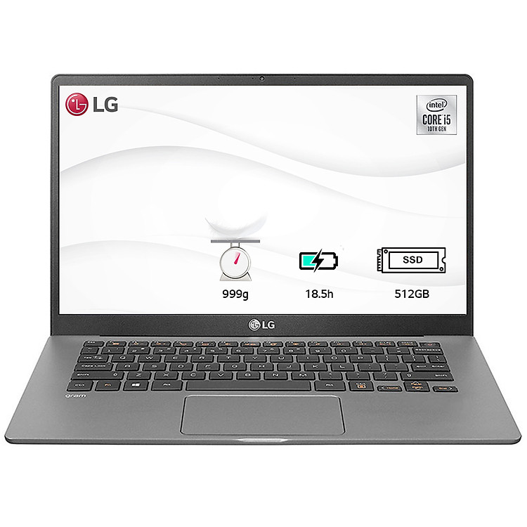 Laptop LG Gram 2020 14ZD90N-V.AX55A5 (Core i5-1035G7/ 8GB/ 512GB NVMe/ 14 FHD IPS/ NonOS) - Hàng Chính Hãng