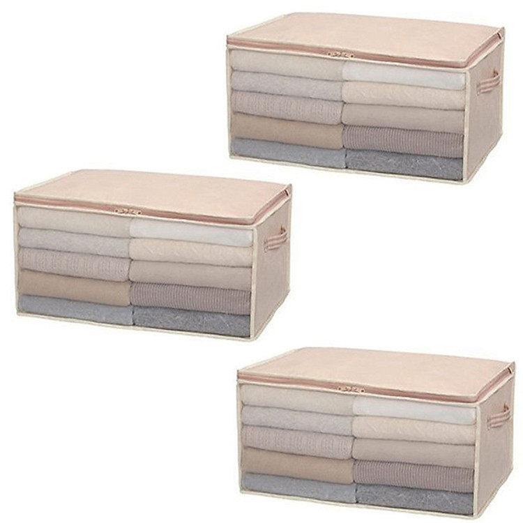 Combo 3 Túi đựng quần áo, chăn mỏng size vừa nội địa Nhật Bản