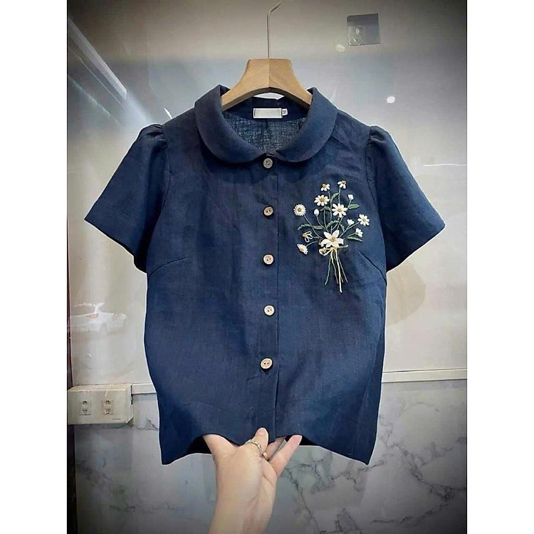 Rập giấy A0 áo cổ sen mã 1735 - Ảnh 2