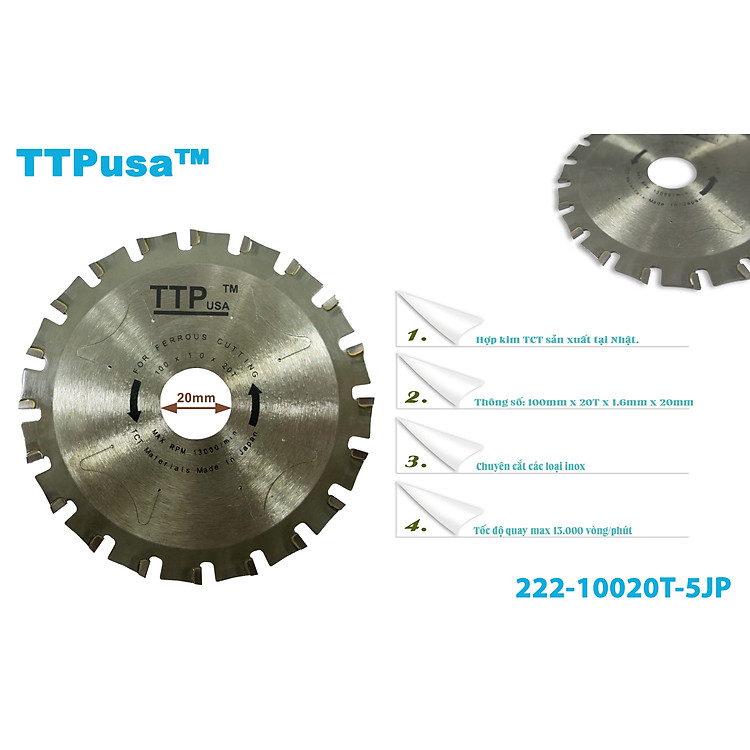 Lưỡi cưa Inox TTPusa