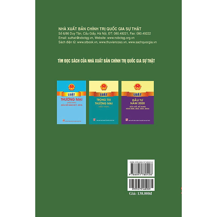 Thuật ngữ pháp lý trong lĩnh vực thương mại và đầu tư - bản in 2024 - Ảnh 5