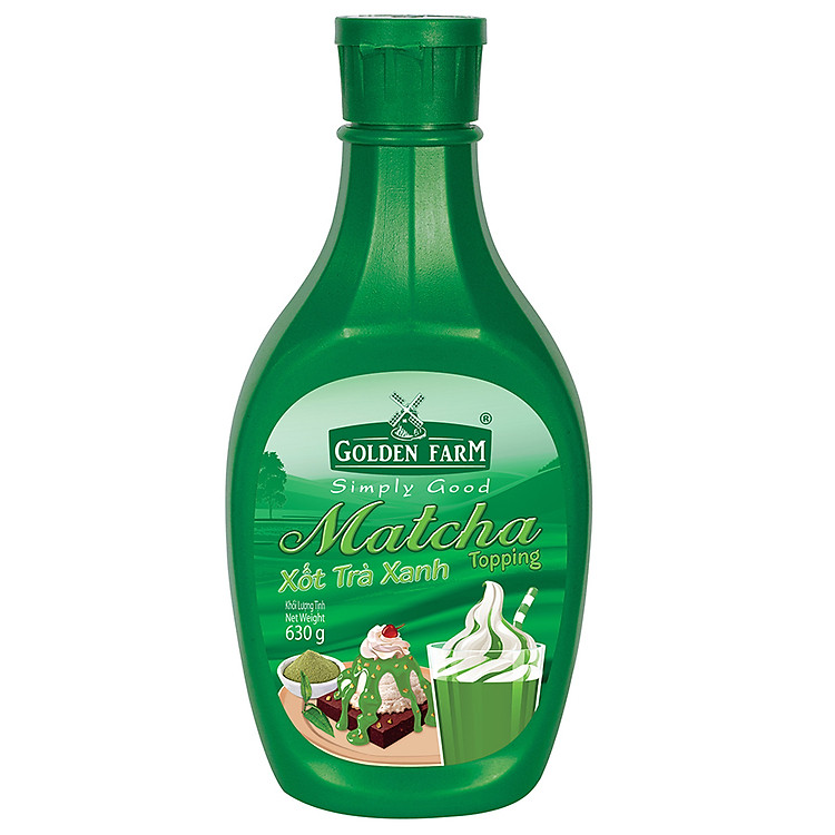 Topping Trà Xanh Golden Farm (630g)