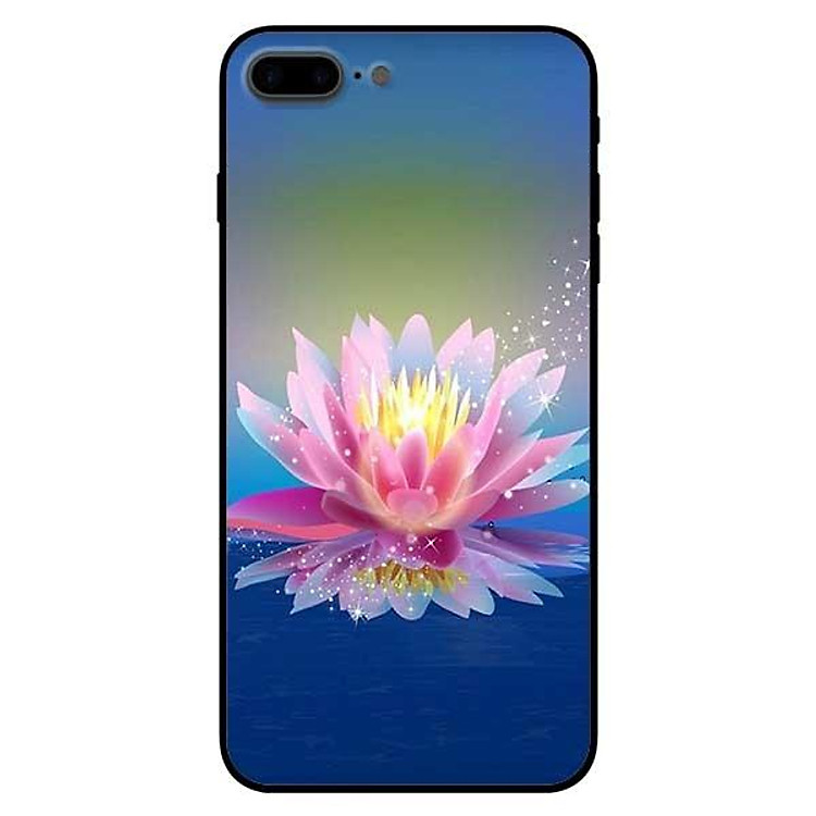 Ốp lưng dành cho iPhone 7 / iPhone 8 - iPhone Se 2020 - 7 Plus / 8 Plus mẫu Sen Xanh Hồng