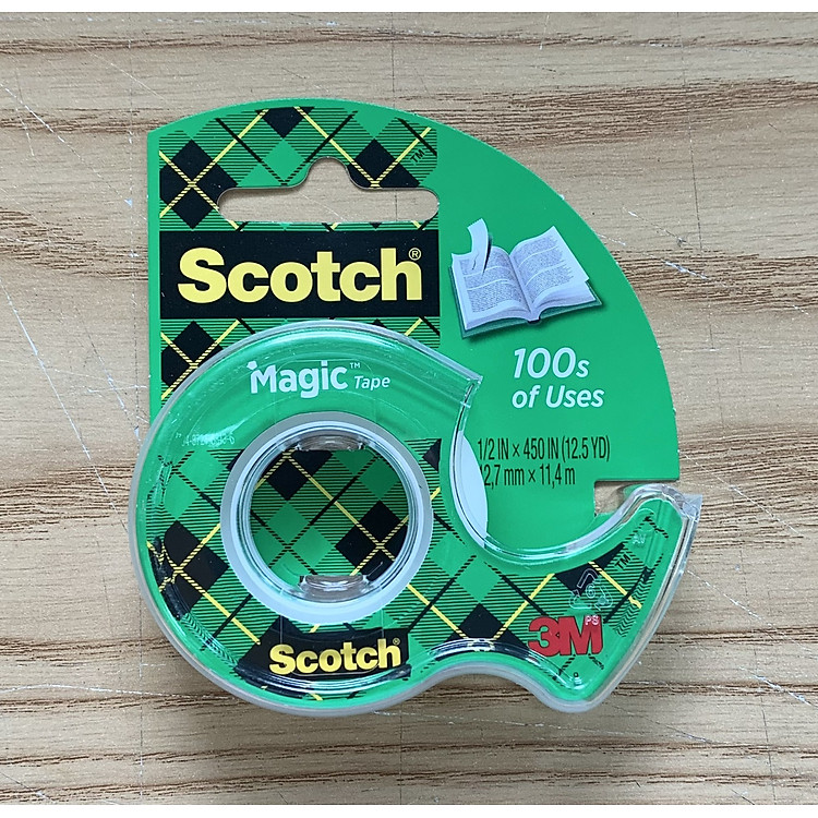 Băng dính đa năng Scotch 3M 104 (12,7mm x 11,4m) kèm máy cắt mini - Ảnh 5