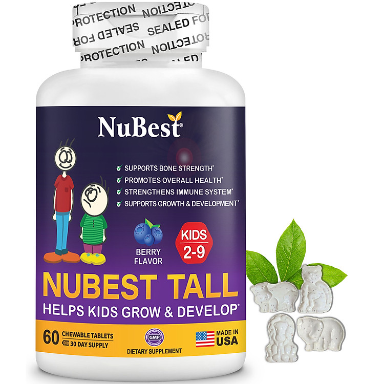 TPBVSK Hỗ Trợ Phát Triển Xương NuBest Tall Kids cho Trẻ từ 2-9 Tuổi