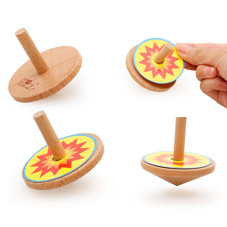 Đồ Chơi Gỗ Con Quay BABYBOSS Chính hãng Giá rẻ - Hình ảnh 4