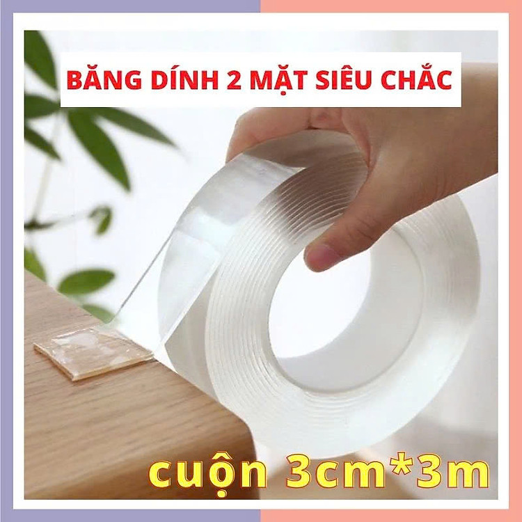 Cuộn Băng Keo Trong Suốt 3cm x 5m