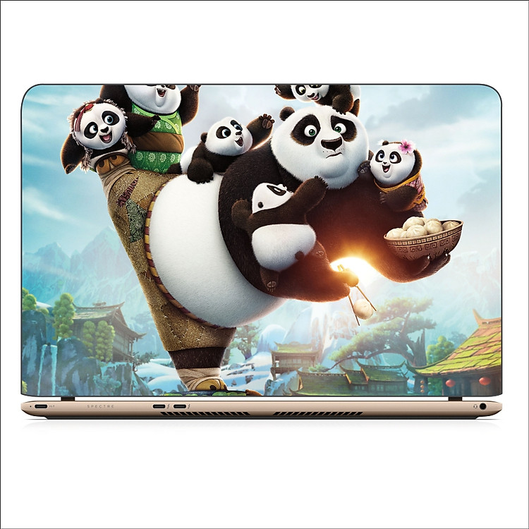 Miếng Dán Skin In Decal Dành Cho Laptop - Kungfu Panda 3 - Mã 061118