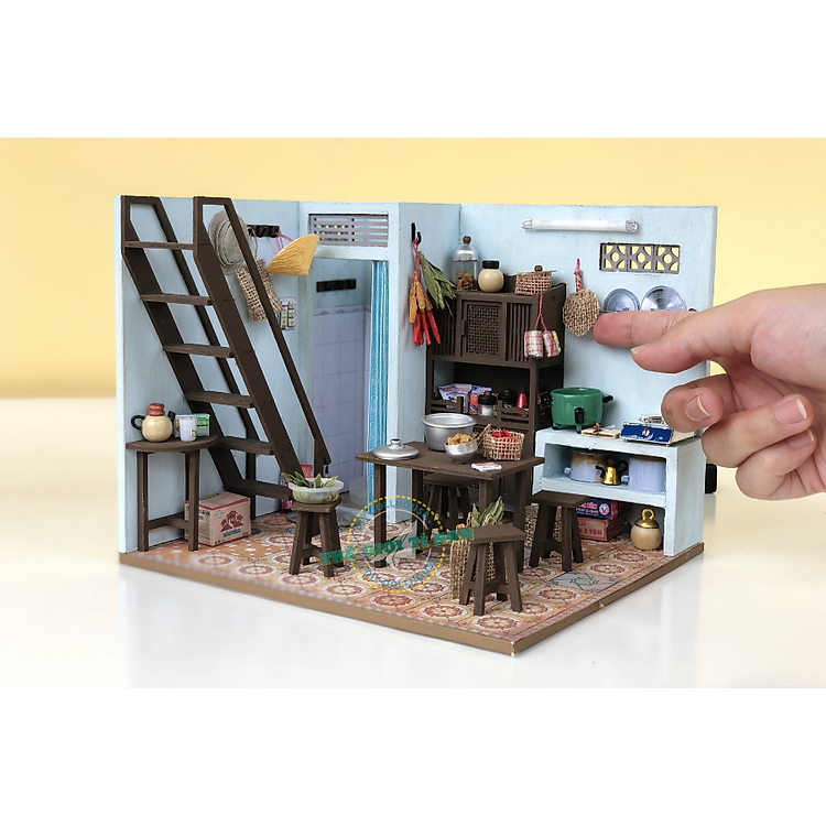 Mua Mô Hình DIY Nhà Sài Gòn Xưa Chính hãng Giá tốt - Hình ảnh 2
