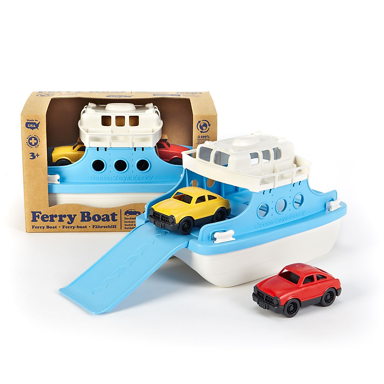 Bộ Đồ Chơi Phà Chở Xe Ô Tô Green Toys Chính hãng Ưu đãi - Hình ảnh 3