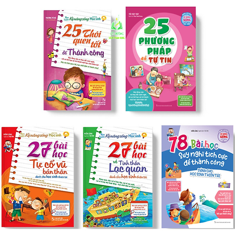 Combo 5 Cuốn Rèn Kỹ Năng Sống Cho Học Sinh