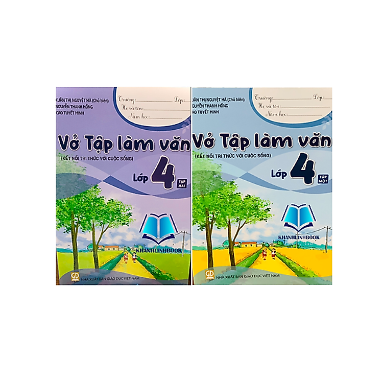 Combo Vở Tập Làm Văn Lớp 4 – Tập 1 + 2