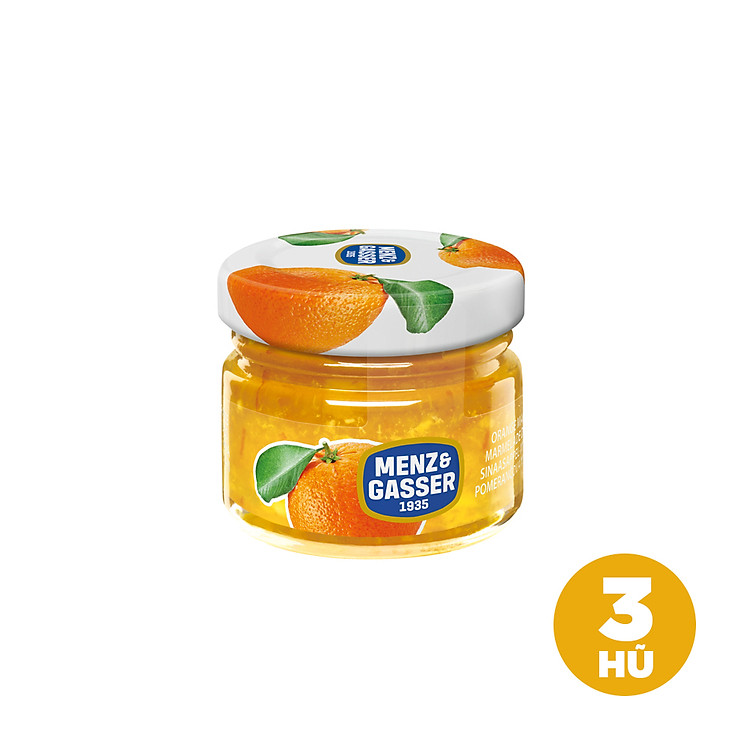 3 Hũ mứt cam Menz Gasser Ý 28g