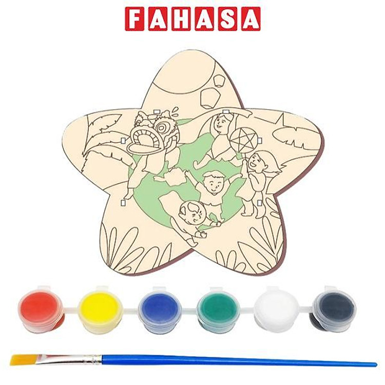 Lồng Đèn Trung Thu Gỗ Mộc + Màu Nước Chính hãng Giá rẻ