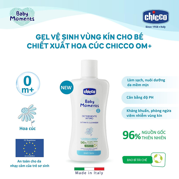 Gel vệ sinh Hoa cúc Chicco cho bé Chính hãng Tiết kiệm - Hình ảnh 3