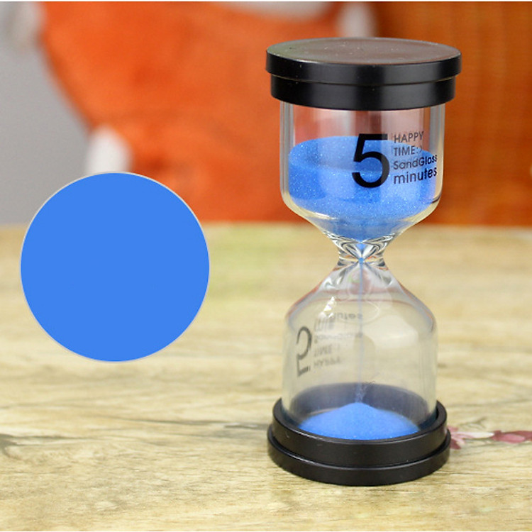 Đồng Hồ Cát Thủy Tinh - Tặng bộ 3 con quay Spinner