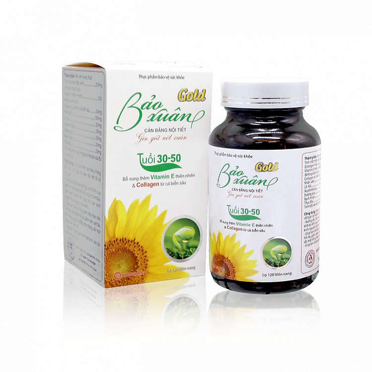 Thực phẩm chức năng BẢO XUÂN GOLD dạng lọ 120 viên