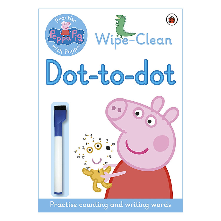 Sách Peppa Pig: Practise with Peppa: Wipe-clean Dot-to-Dot - Peppa Pig (Paperback)