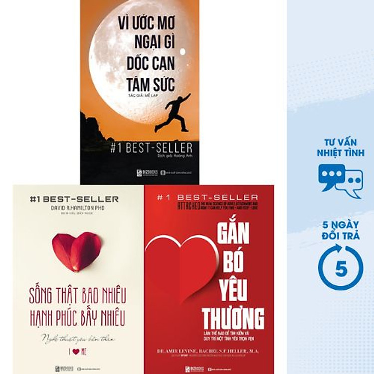 COMBO CHINH PHỤC MỤC TIÊU, TÌNH YÊU VÀ GIA ĐÌNH (BỘ 3 CUỐN) - BIZ