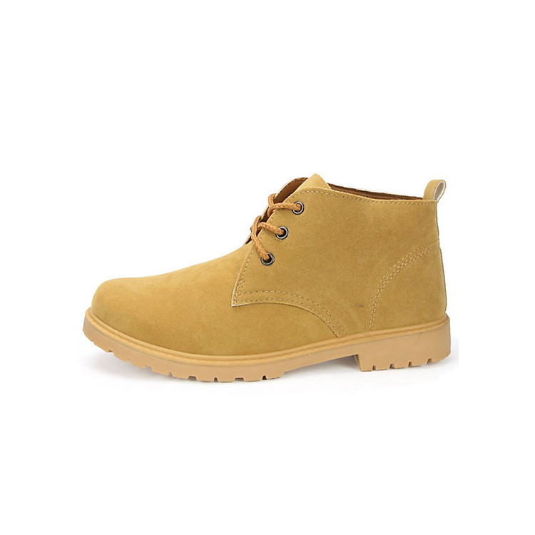Giày sneaker cổ cao nam nâu đậm trơn đẹp G479 MuiDoi