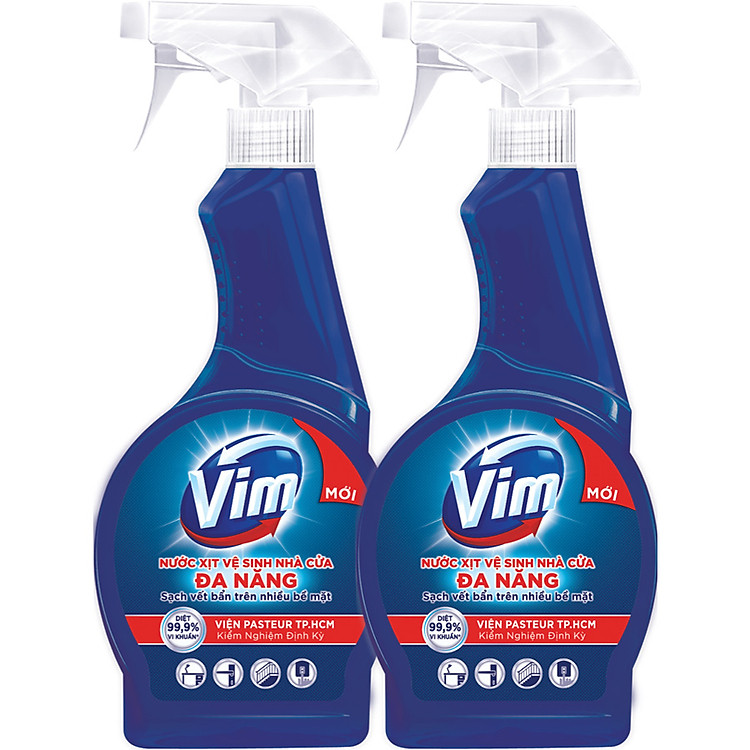 Combo 2 Nước Xịt Vệ Sinh Nhà Cửa Đa Năng Vim 500ml